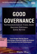 Good Governance Kepemerintahan Yang Baik