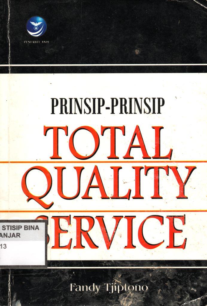 PRINSIP-PRINSIP TOTAL QUALITY SERVICE
