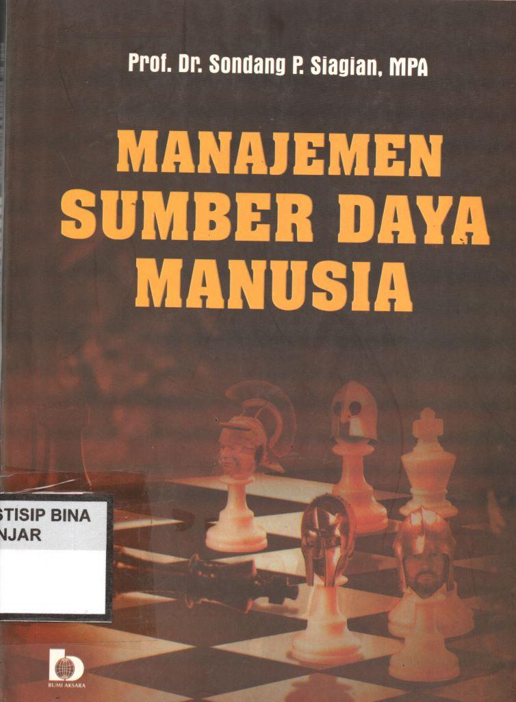 MANAJEMEN SUMBER DAYA MANUSIA