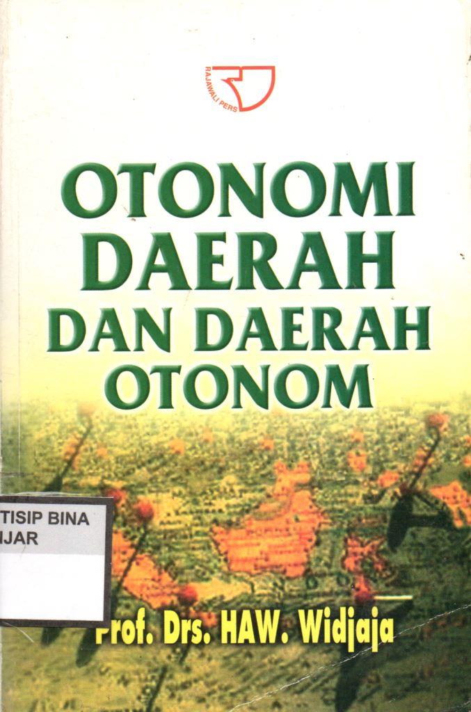 OTONOMI DAERAH DAN DAERAH OTONOMI