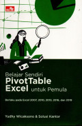 BELAJAR SENDIRI PIVOTTABLE EXCEL UNTUK PEMULA