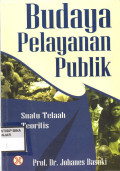 BUDAYA PELAYANAN PUBLIK