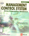 MANAGEMENT CONTROL SYSTEM : Sistem Pengendalian Manajemen BUKU 1
