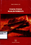 POKOK-POKOK HUKUM PERDATA